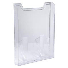   EXACOMPTA Katalógustartó fali elem, A4, álló, EXACOMPTA "Office", áttetsző