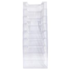   EXACOMPTA Katalógustartó, fali, A4, álló, 6 rekeszes, EXACOMPTA "Office", áttetsző