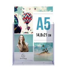   EXACOMPTA Katalógustartó, fali, A5, álló, EXACOMPTA "Office", áttetsző
