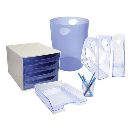 EXACOMPTA Írószertartó, EXACOMPTA "Linicolor", jégkék