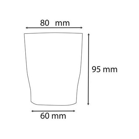EXACOMPTA Írószertartó, EXACOMPTA "Office", áttetsző