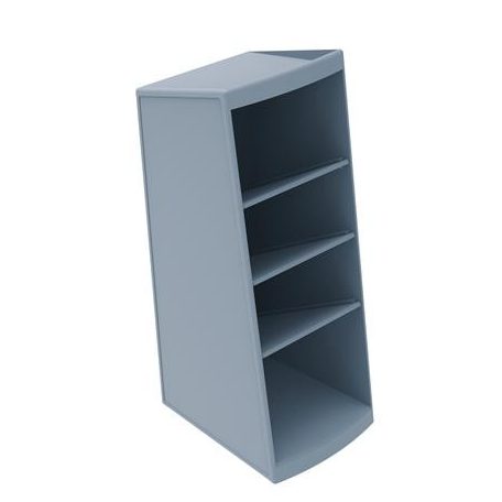 EXACOMPTA Asztali rendező, multifunkciós, EXACOMPTA "AutentiK", kékeszöld