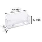 EXACOMPTA Névjegykártya tartó, asztali, EXACOMPTA "Office", áttetsző