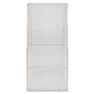 EXACOMPTA Katalógustartó, fali, A4, álló, 3 rekeszes, EXACOMPTA "Office", áttetsző