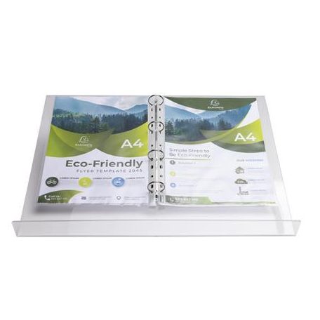 EXACOMPTA Dokumentumtartó állvány, gyűrűs, EXACOMPTA "Office", áttetsző