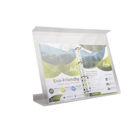 EXACOMPTA Dokumentumtartó állvány, gyűrűs, EXACOMPTA "Office", áttetsző