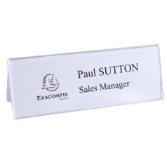 EXACOMPTA Névtábla tartó, asztali, A5, EXACOMPTA