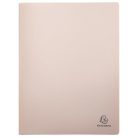 EXACOMPTA Bemutatómappa, 20 zsebes, A4, EXACOMPTA "Skandi", vegyes színek