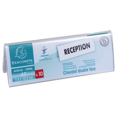 EXACOMPTA Névtábla tartó, asztali, A7, EXACOMPTA
