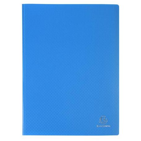 EXACOMPTA Bemutatómappa, 30 zsebes, A4, EXACOMPTA "Opak", kék