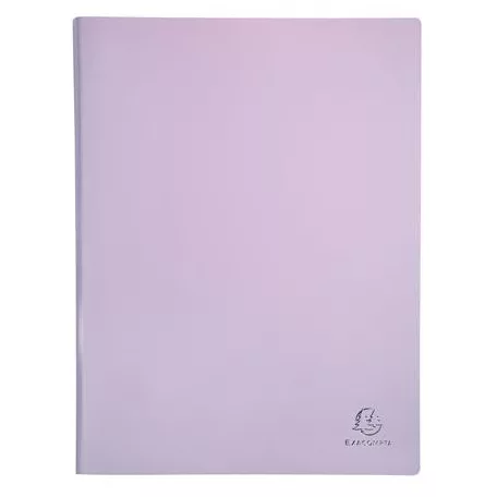 EXACOMPTA Bemutatómappa, 30 zsebes, A4, EXACOMPTA "Aquarel", vegyes pasztell színek