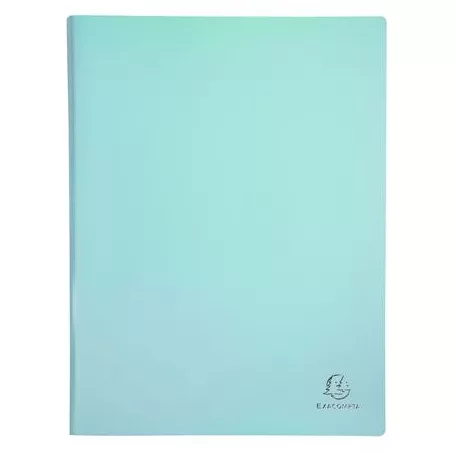 EXACOMPTA Bemutatómappa, 30 zsebes, A4, EXACOMPTA "Aquarel", vegyes pasztell színek