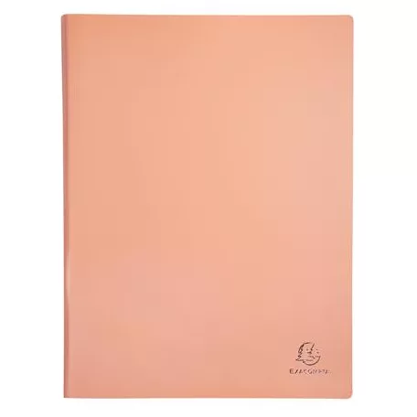 EXACOMPTA Bemutatómappa, 30 zsebes, A4, EXACOMPTA "Aquarel", vegyes pasztell színek