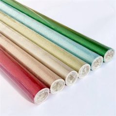   FŰZFŐI Csomagolópapír, íves, 70x200 cm, csillámos vegyes színek