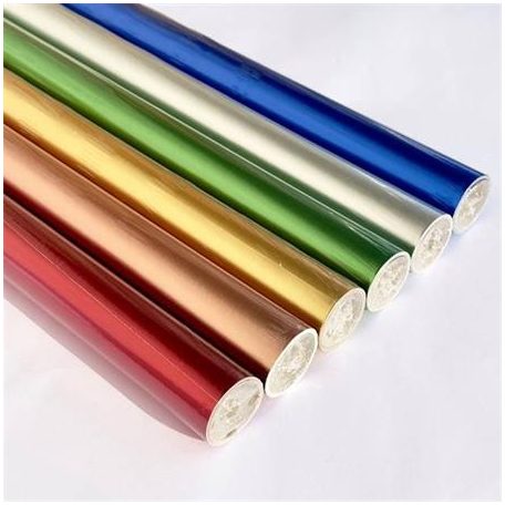 FŰZFŐI Csomagolópapír, íves, 70x200 cm, metál vegyes színek