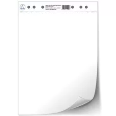 Flipchart papír, sima, 68x88 cm, 2x20 lap