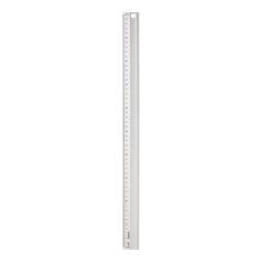 FOLIA Vonalzó, aluminium, csúszásgátlós, 50 cm, FOLIA