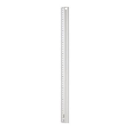 FOLIA Vonalzó, aluminium, csúszásgátlós, 50 cm, FOLIA