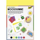 FOLIA Moosgumi, öntapadó, 20x29 cm, 7 lap, FOLIA "Basic", 7 különböző szín