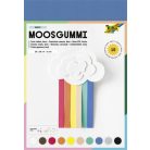 FOLIA Moosgumi, 20x29 cm, 10 lap, FOLIA "Basic", 10 különböző szín