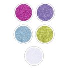 FOLIA Moosgumi, öntapadó, csillámos, 20x29 cm, 5 lap, FOLIA "Magic", 5 különböző szín