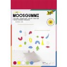 FOLIA Moosgumi, 20x29 cm, 15 lap, FOLIA "Happy", 5 különböző szín