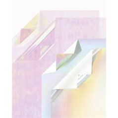   FOLIA Dekorkarton szett fóliával, irizáló, 25x35 cm, 6+6 lap, FOLIA