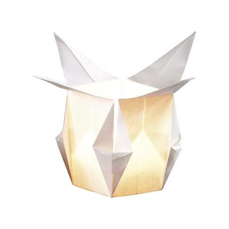 FOLIA Origami papír, lámpáshoz, 30x30 cm, 80 g, 12 lap, FOLIA, fehér