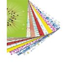 FOLIA Origami papír, 15x15 cm, 80 g, 50 lap, FOLIA "Tropical", 10 különböző minta