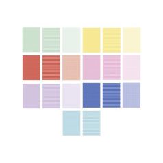   FOLIA Dekorkarton, 2 oldalas, 24x34 cm, 270 g, 20 lap, FOLIA "Basic Rainbow", 20 különböző minta