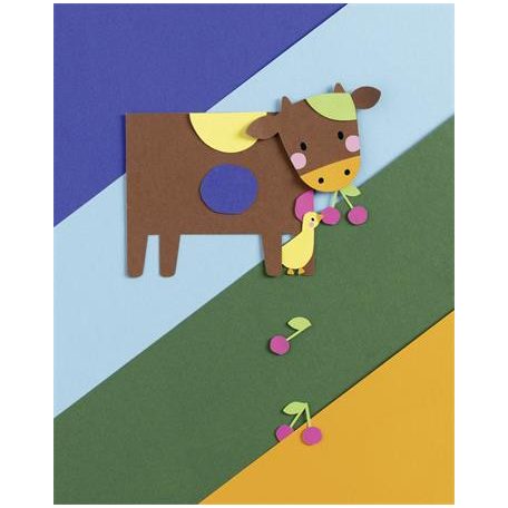 FOLIA Dekorkarton, 2 oldalas, A3, 300 g, 10 lap, FOLIA, „Basic”, vegyes színek