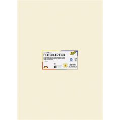   FOLIA Dekorkarton, 2 oldalas, 50x70 cm, 300 g, 10 lap, FOLIA, bézs