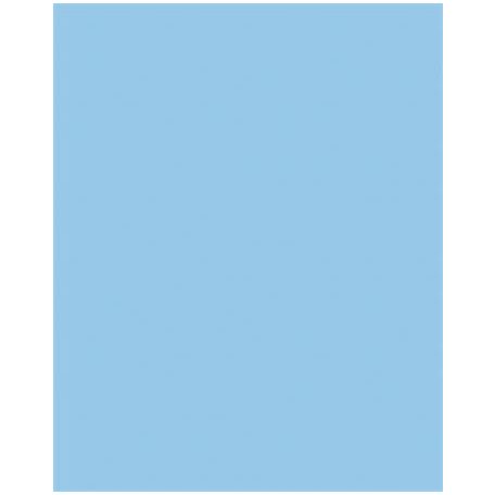 FOLIA Dekorkarton, 2 oldalas, 50x70cm, 220 g, 10 lap, FOLIA, égszínkék