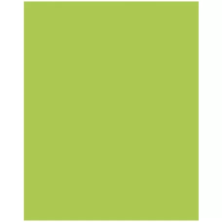 FOLIA Dekorkarton, 2 oldalas, 50x70cm, 220 g, 10 lap, FOLIA, tavaszzöld