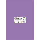 FOLIA Dekorkarton, 2 oldalas, 50x70 cm, 300 g, 10 lap, FOLIA, sötét orgonalila