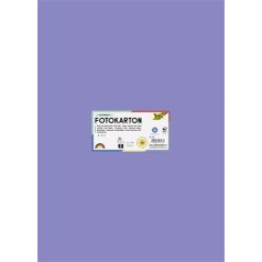  FOLIA Dekorkarton, 2 oldalas, 50x70 cm, 300 g, 10 lap, FOLIA, ibolyakék