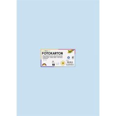   FOLIA Dekorkarton, 2 oldalas, 50x70 cm, 300 g, 10 lap, FOLIA, jégkék