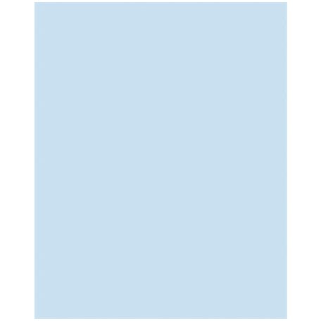 FOLIA Dekorkarton, 2 oldalas, 50x70 cm, 300 g, 10 lap, FOLIA, jégkék