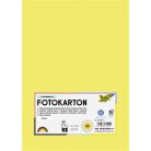 FOLIA Dekorkarton, 2 oldalas, A4, 300 g, 50 lap, FOLIA, citromsárga