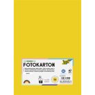 FOLIA Dekorkarton, 2 oldalas, A4, 300 g, 50 lap, FOLIA, aranysárga