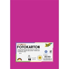   FOLIA Dekorkarton, 2 oldalas, A4, 300 g, 50 lap, FOLIA, rózsaszín