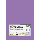 FOLIA Dekorkarton, 2 oldalas, A4, 300 g, 50 lap, FOLIA, sötét orgonalila