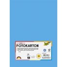 FOLIA Dekorkarton, 2 oldalas, A4, 300 g, 50 lap, FOLIA, óceánkék