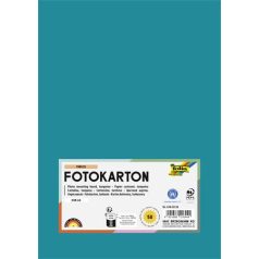   FOLIA Dekorkarton, 2 oldalas, A4, 300 g, 50 lap, FOLIA, türkiz