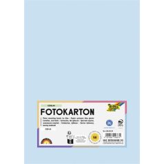   FOLIA Dekorkarton, 2 oldalas, A4, 300 g, 50 lap, FOLIA, jégkék