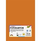 FOLIA Dekorkarton, 2 oldalas, A4, 300 g, 50 lap, FOLIA, világosnarancs