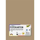 FOLIA Dekorkarton, 2 oldalas, A4, 300 g, 50 lap, FOLIA, őzbarna