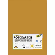   FOLIA Dekorkarton, 2 oldalas, A4, 300 g, 50 lap, FOLIA, terrakotta