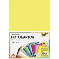   FOLIA Dekorkarton, 2 oldalas, A4, 300 g, 25x2 lap, FOLIA, vegyes színek