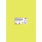 FOLIA Dekorkarton, 2 oldalas, 50x70 cm, 300 g, 10 lap, FOLIA, lime